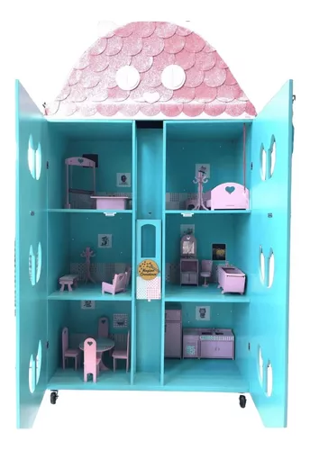 Gabby´s Dollhouse Casa De Muñecas 1,5 Metros Con Accesorios