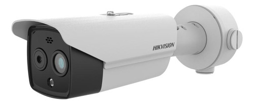 Camara Ip Hikvision 4mp Biespectral Termica Optica Poe Ext Color Blanco