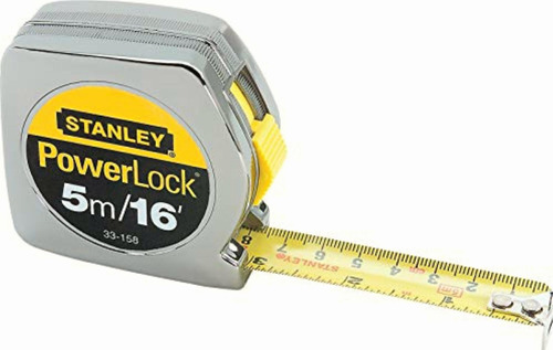 Stanley Cinta Métrica Powerlock 5m X 3/4 Pulgada 33-158mx