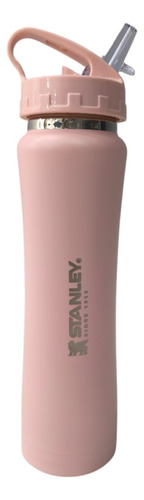 Botella Térmica Deportiva Simil Stanley 500 Ml Acero Inox Rosa