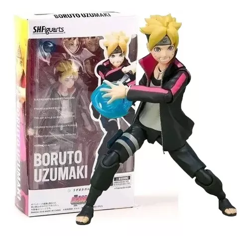 Boruto Action Figure Boneco Filho Do Naruto Uzumaki 25cm