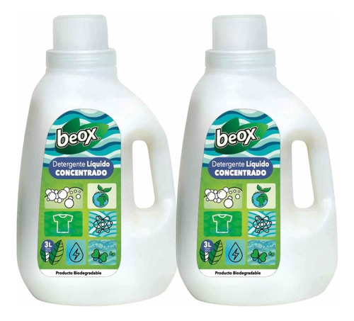 Pack 2 Detergente Líquido Beox® Ecologico 3 Lt