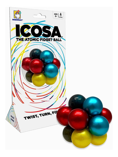 Brainwright - Icosa - The Atomic Fidget Ball - Twist, Gira,