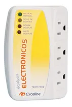 Comprar Protector De Voltaje Equipos Electrónicos 3 Tomas Exceline