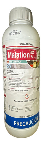 Malation 1000 Insecticida Acaricida Malation 1 Litro Rivas