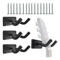 Comprar 4pzs Gancho Soporte Guitarra Pared Accesorios Para Bajo Baseguitarra Eléctrica Y Acústica, Base De Acero Reforzado, Con Esponja Antideslizante, Ideal Para Colgar Instrumentos Musicales En Pare Cclkc