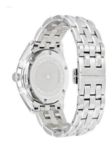 Reloj Hamilton Jazzmaster Gent Hombre Quartz 40mm H32451151 Correa Plateado Bisel Plateado Fondo Plateado