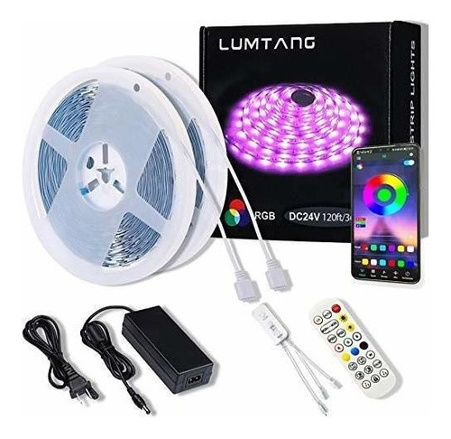 Tira De Luces Led, 120 Pies Rgb Led Strip Smd 5050 Luces Led