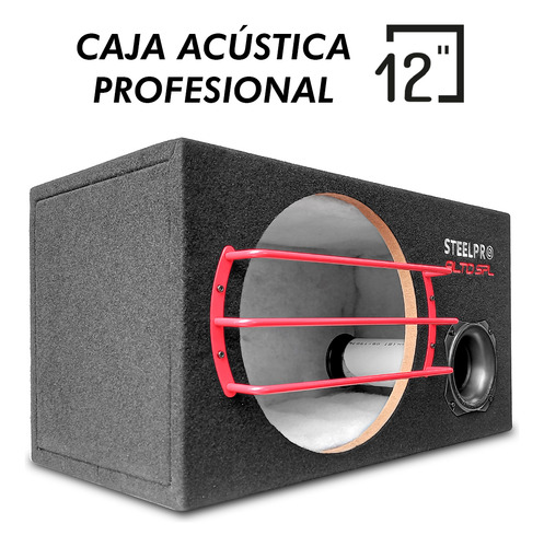 Cajón Acústico 12 PuLG Puerto Reflex 12-spl-box Steelpro