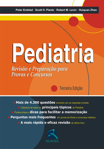 Pediatria: Revisão e Preparação para Provas e Concursos, de Emblad, Peter. Editorial Thieme Revinter Publicações Ltda, capa mole em português, 2015
