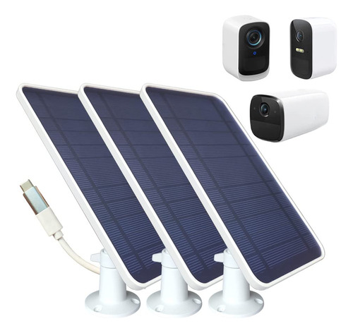 Dianmu Panel Solar Para Proyector De Anillo Cam Plus/pro (ba