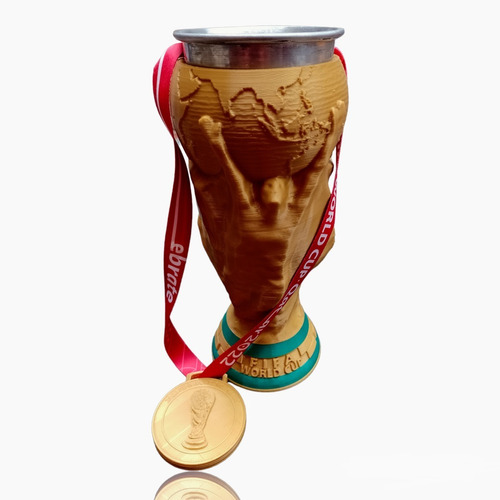 Copa Del Mundo Fifa World Cup Fernetero + Medalla
