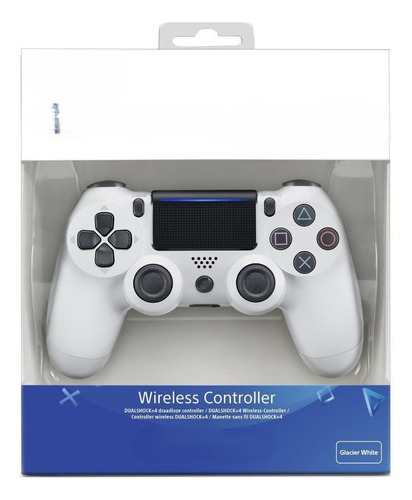Joystick Inalámbrico Para Ps4 Afa Selección Messi River Boca Blanco