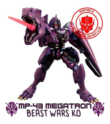 Transformer Megatron Beast Wars Masterpiece Mp 43 Ko