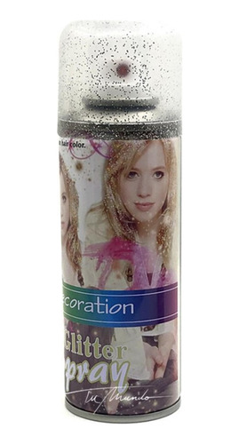 Brillantina Para Pelo En Spray 250 Ml Cotillón Fiestas