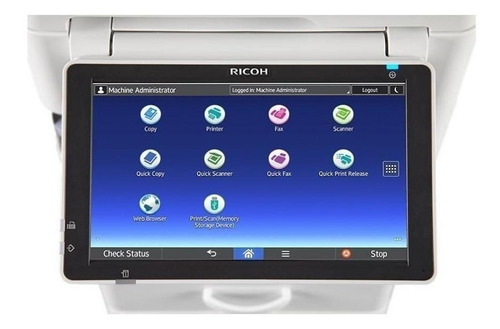 Imagen 2 de 3 de Impresora multifunción Ricoh MP 305SPF blanca y gris 220V