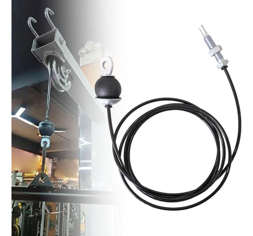 Cable De Polea Ajustable Para Ejercicios En Casa 150cm
