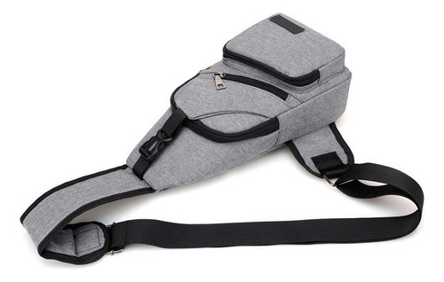 Hombres Bolso De Hombro Usb Carga Anti Robo Seguridad Para V