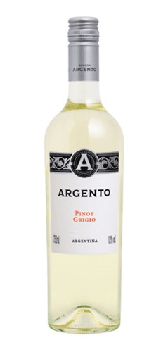 Imagem 1 de 2 de Vinho Argentino Argento Pinot Grigio 750ml  