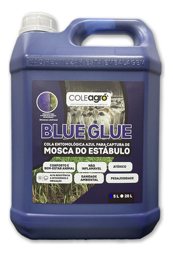 Blue Glue - Cola Entomológica Azul 5l - Mosca Dos Estábulos 