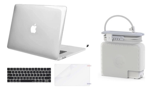 Case Protector Para Macbook Pro 13 Cargador Combo