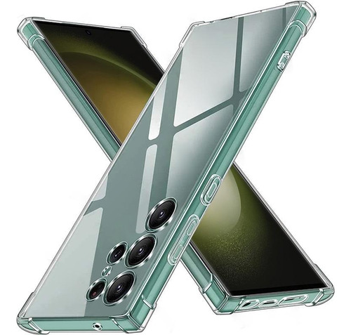 Carcasa Transparente Reforzada Para Samsung S24 Ultra