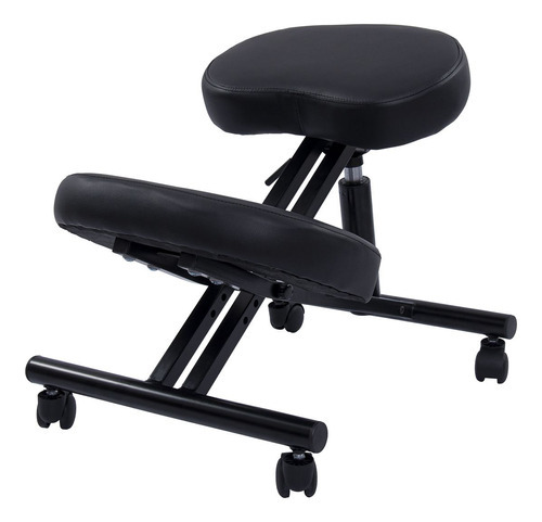 Cadeira De Massagem Shiatsu Pelegrin Pel-1440 Em Couro Pu Cor Preto