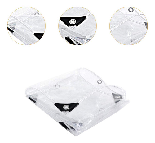 Tela De Lluvia Transparente Tela 2mx2m 6.56ftx6.56ft