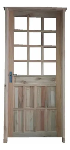 Blanco & Espino puertas de exterior de eucaliptus color marrón