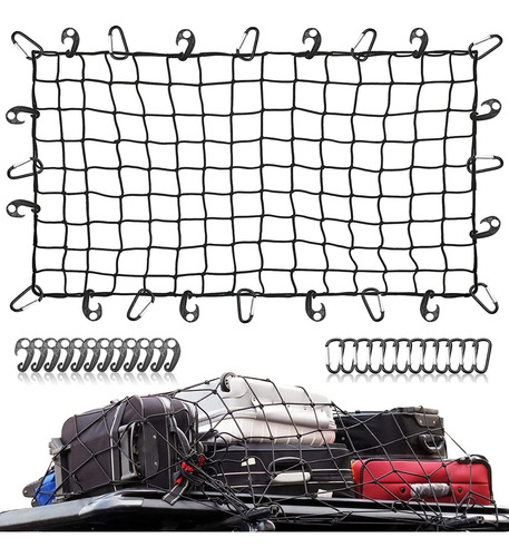 Red De Carga Portaequipajes De Coche Y Suv, 3 X 4 Pies,...