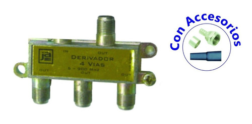 Splitter Tv Hd 5-900mhz - 3 Salidas Derivador Ja