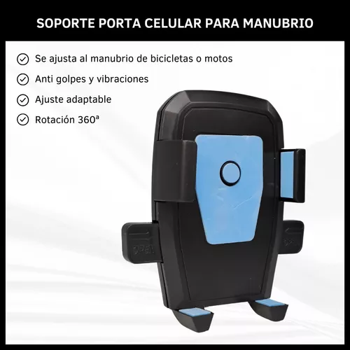 Soporte De Celular Para Moto Ajustable Forro Impermeable Con Brazo Flexible  - Canela Hogar