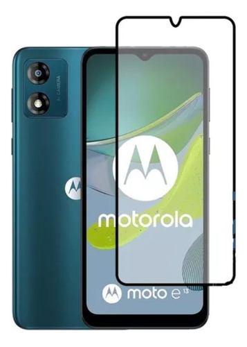 Vidrio Templado Full Cover 9d Para Motorola E13