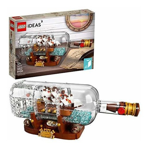 Lego Ideas Ship In A Bottle 92177 Kit De Construccion