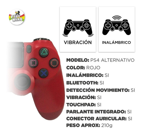 Imagen 3 de 10 de Joystick Ps4 Alternativo Ps4 Playking