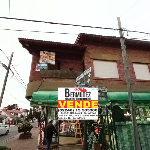 Venta Depto 3 Amb Al Frente En Calle 2 N°7110 Mar Del Tuyú - Excelente Zona