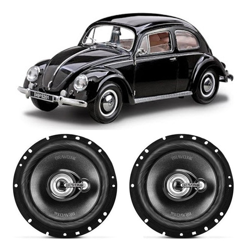 Alto Falante Vw Fusca 1950 A 1958 Bravox 120w Rms 2 Portas