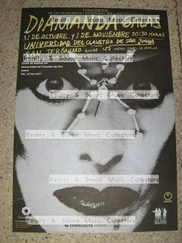 Diamanda Galas Poster Claustro De Sor Juana Mex Año 2000