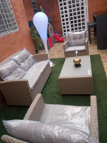 Comedor Rattan Sintético Exteriores Jardín