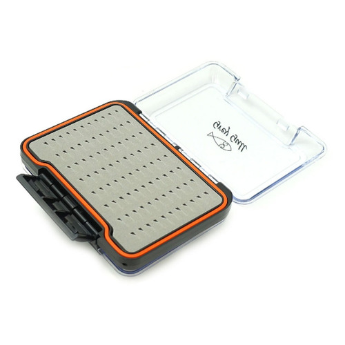 Caja Doble Para Moscas Estanca Grey Gull Hg007 Pesca Fly