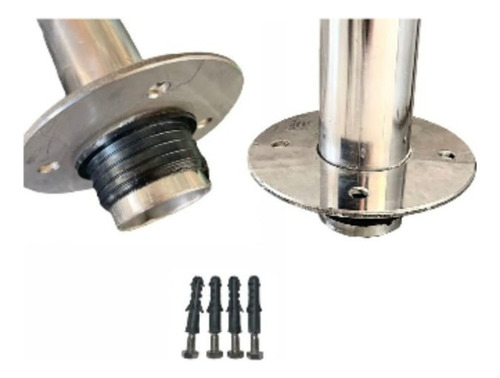 Cascata Aço Inox Tubular Bico De Pato 100cm