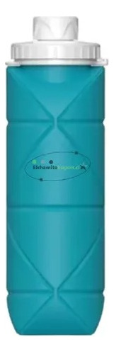 Botella Portátil Vaso Taza Plegable Para Viaje Camping 600ml