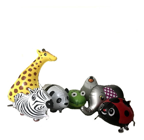 Globos Jirafa En Foil-fiesta Selva-sorpresas