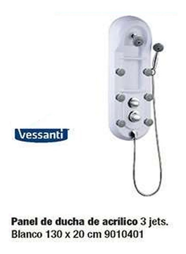 Imagen 2 de 2 de Columna Ducha Escocesa Hidromasaje Duchador 2 Jets Ajustable