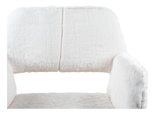 Silla De Oficina Ejecutiva Ergonómica Altura Ajustable Color Blanco Material del tapizado Tela