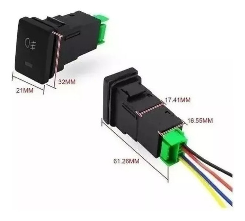 Ramal Cableado Interruptor Relay Botonera Para Neblineros