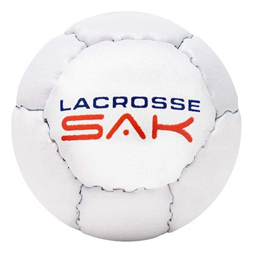 Lax Sak 1 Pack Blanca Bola De Lacrosse Formación. Mismo Peso