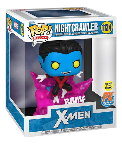 Funko Pop! X-men Nightcrawler #1124 Glow Gitd Px