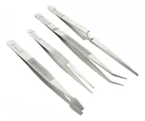 Comprar Juego De 4 Pinzas De Precisión Tweezer De Acero Inoxidable