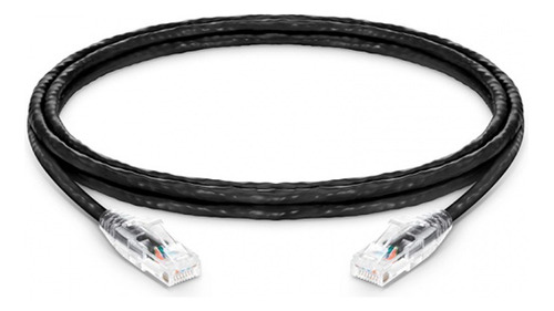 Cable De Red Ethernet Cat5e Negro 1.2mt